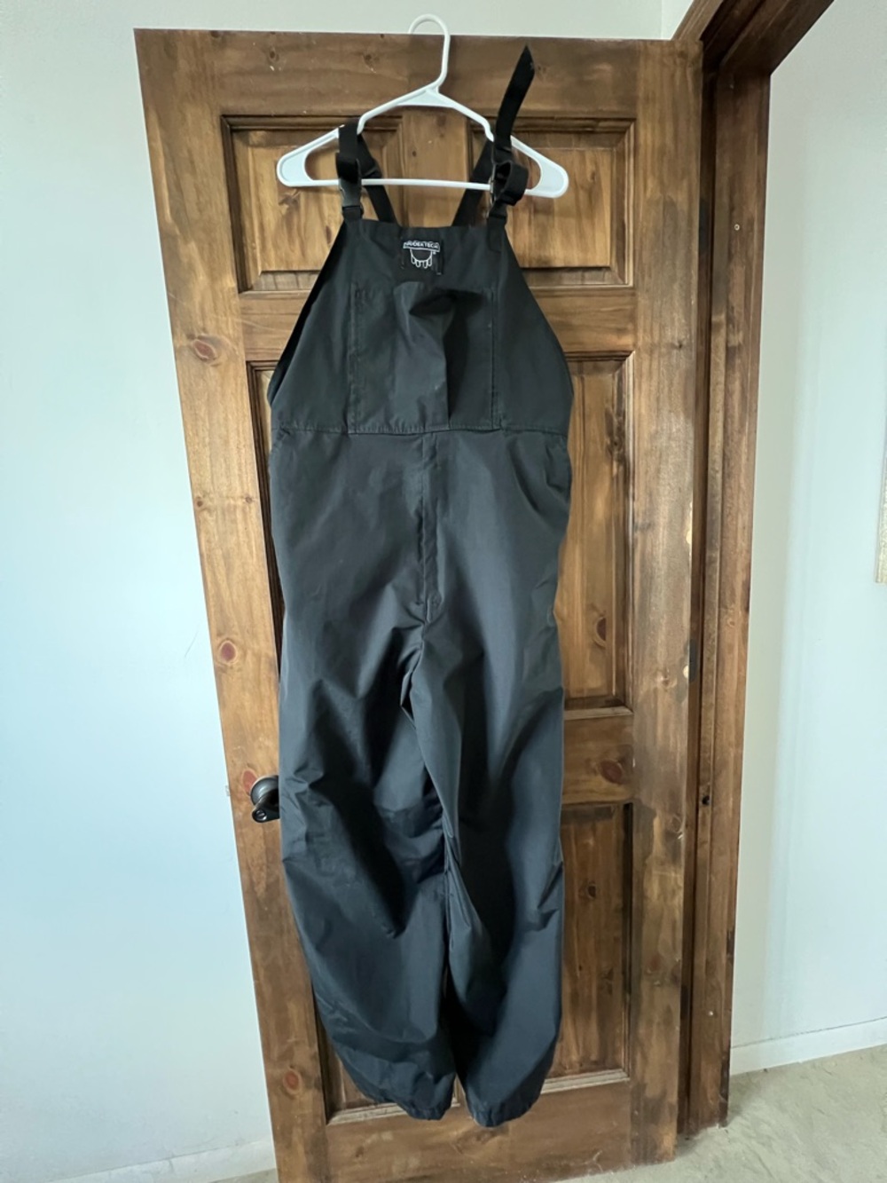 Uddertech Black  Waterproof Bib Overalls